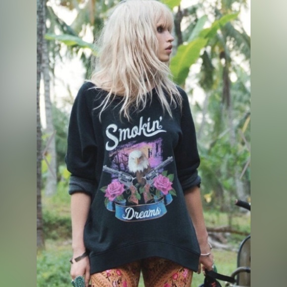 Spell Sweaters - Spell Smokin Dreams Sloppy Joe size Small